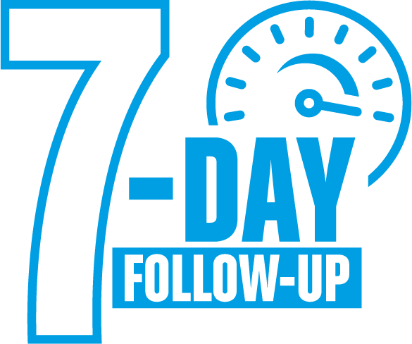 7-DAY 7-DAY blue logo